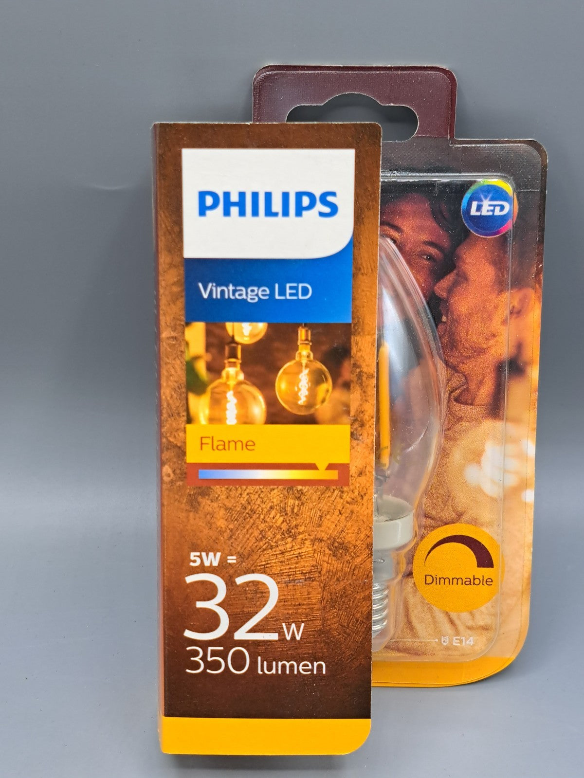 Philips Vintage LED Flame, 350 Lumen, E14